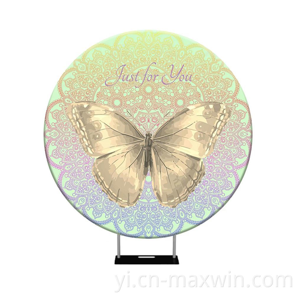 קייַלעכיק הינטערגרונט ראָמען Round Background Frames